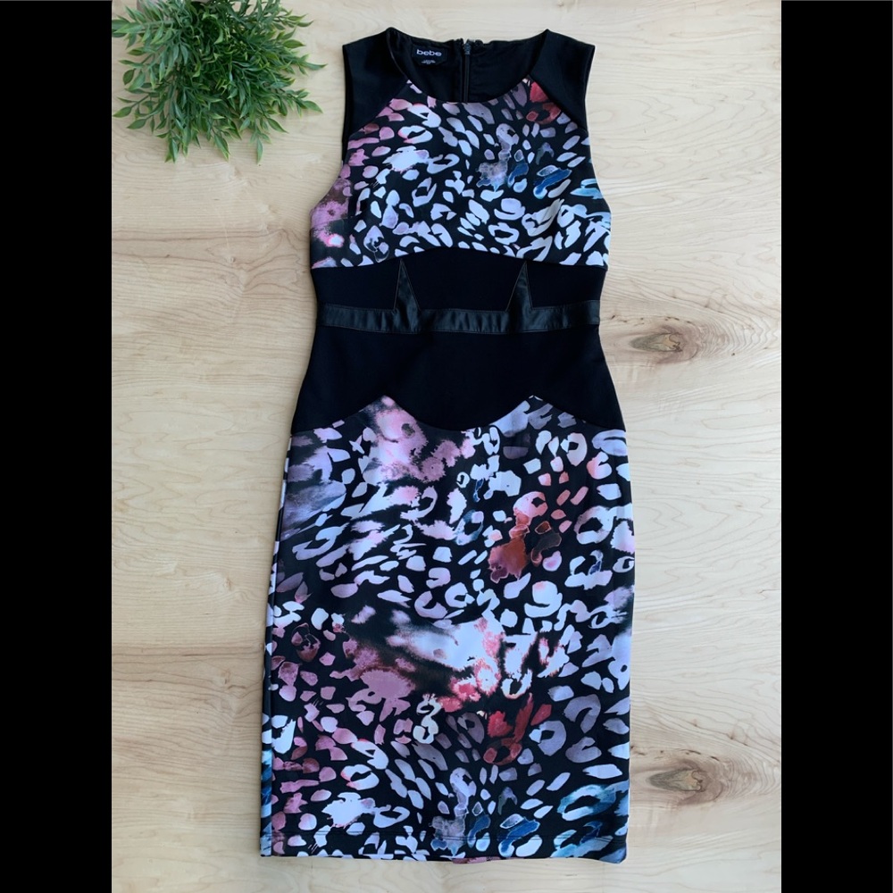 Bebe midi fit dress